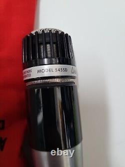 Microphone dynamique pour instrument Shure Unidyne III 545SD Vtg NOS avec cordon, papiers et boîte