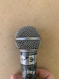 Microphone dynamique unidirectionnel Shure SM58 vintage testé et fonctionne