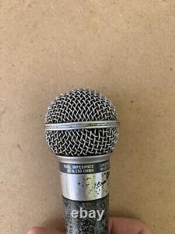 Microphone dynamique unidirectionnel Shure SM58 vintage testé et fonctionne