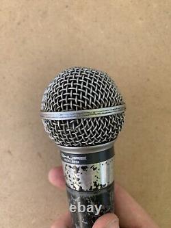 Microphone dynamique unidirectionnel Shure SM58 vintage testé et fonctionne