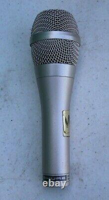 Microphone dynamique unidirectionnel Shure Sm62 de collection, modèle Sm-62 en attente de brevet