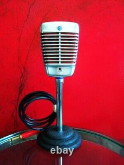 Microphone dynamique vintage RARE Stromberg DY1248CL des années 1950 avec câble Shure 51