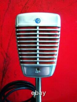 Microphone dynamique vintage RARE Stromberg DY1248CL des années 1950 avec câble Shure 51