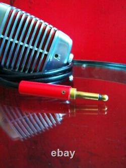 Microphone dynamique vintage RARE Stromberg DY1248CL des années 1950 avec câble Shure 51