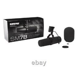 Microphone dynamique vocal Shure SM7B pour la diffusion, le podcast et l'enregistrement