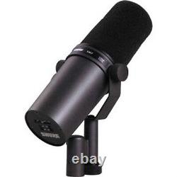 Microphone dynamique vocal Shure SM7B pour radio et télévision avec livraison gratuite dans les 48 États-Unis.