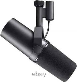 Microphone dynamique vocal de diffusion cardioïde Shure SM7B scellé dans sa boîte, noir, neuf