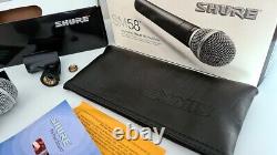 Microphone dynamique vocal légendaire SHURE SM58 LCE Vintage de l'année 2002 à Sydney.