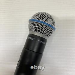 Microphone sans fil SHURE MXW2 Z10 Beta 58A à main 1920-1930MHz