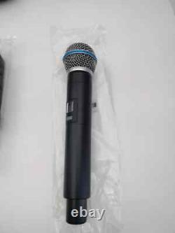 Microphone sans fil double canal pour voix GLXD4 SHURE 2 BETA58A GLXD24