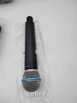 Microphone sans fil double canal pour voix GLXD4 SHURE 2 BETA58A GLXD24