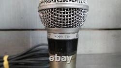 Microphone vintage SHURE modèle 565 Unisphere 1 avec câble de microphone dynamique