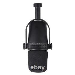 Microphone vocal / broadcast dynamique cardioïde Shure MV7 avec sorties USB et XLR en noir