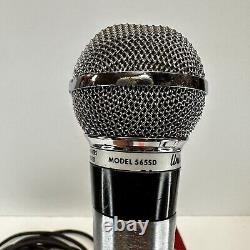 Microphone vocal dynamique cardioïde Shure 565sd avec câble