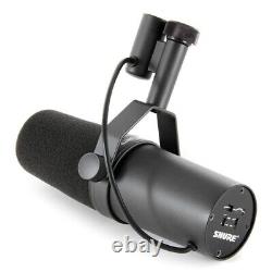 Microphone vocal dynamique cardioïde Shure SM7B noir, nouvelle édition 2023