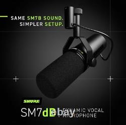 Microphone vocal dynamique cardioïde actif Shure SM7DB avec préampli intégré NEUF