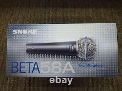 Microphone vocal dynamique supercardioïde Shure Beta 58A, Japon, Bon état