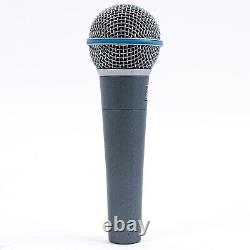 Microphone vocal dynamique supercardioïde Shure Beta 58A avec clarté supplémentaire par rapport au 58.