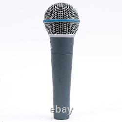 Microphone vocal dynamique supercardioïde Shure Beta 58A avec clarté supplémentaire par rapport au 58.