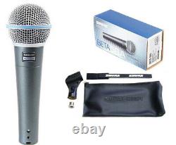 Microphone vocal dynamique supercardioïde de studio professionnel Shure BETA 58A