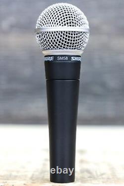Microphone vocal professionnel dynamique unidirectionnel à cardioïde Shure SM58S avec interrupteur marche/arrêt