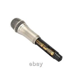 Microphones sans fil doubles Karaoke Microphone dynamique professionnel pour microphones Shure