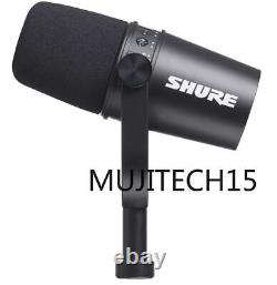 NOUVEAU Microphone dynamique pour podcasting MV7 USB XLR noir