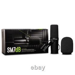 NOUVEAU Microphone professionnel dynamique filaire avec microphone intégré Universel SM7DB