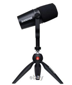 New Shure Mv7 Usb Et Xlr Dynamic Microphone Podcast Kit