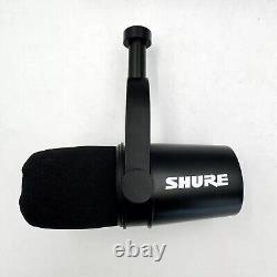 Nouveau microphone vocal / de diffusion dynamique cardioïde Shure MV7 avec sorties USB et XLR