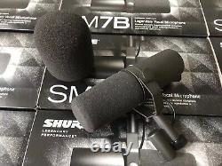 Nouveau microphone vocal dynamique cardioïde Shure SM7B, la meilleure marque de micros disponible