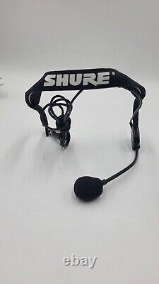 Récepteur Shure PGX4, émetteur PGX1 avec microphone casquette dynamique Shure WH20