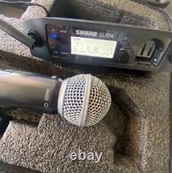 Récepteur sans fil numérique Shure GLXD4-Z2 & système de microphone Shure SM58