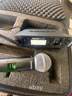 Récepteur sans fil numérique Shure GLXD4-Z2 & système de microphone Shure SM58