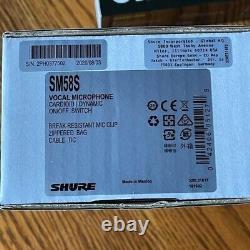 SHURE SM58 (Neuf) Microphone Vocal Dynamique Légendaire à Cardioïde