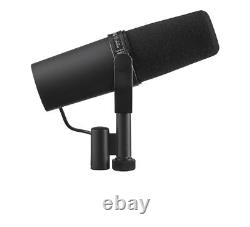 SHURE SM7B Microphone de Studio Dynamique Cardioïde pour Voix avec pare-vent et support de montage