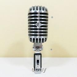 Shure 55sh Series II Unidyne Cardioïde Dynamique Elvis Microphone Vocal Non Utilisé