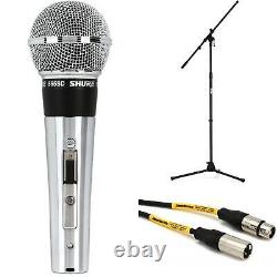 Shure 565sd Cardioïde Microphone Vocal Dynamique Avec Câble Et Stand