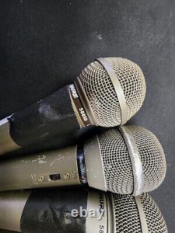 Shure 588sdx Dynamic Xlr Professional Microphone Set De 5 + Un Shure 658l