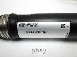Shure Adx2fd Transmetteur Numérique De Microphone Sans Fil Sans Fil Sm58 Capsule G57