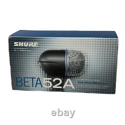 Shure Beta 52A Microphone Dynamique Supercardioïde pour Grosse Caisse, Boîte Ouverte Authentique