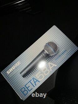 Shure Beta 58a Microphone Vocal Dynamique Supercardioïde, Argent