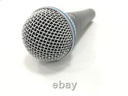 Shure Beta 58a Supercardioid Microphone Vocal Dynamique Entièrement Travailler Navire Libre