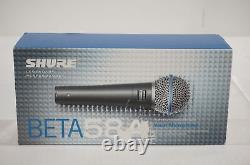 Shure Beta 58a Supercardioïde Supercardioïde Microphone Vocal Dynamique, Argent