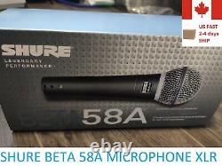 Shure Beta 58a Xlr Dynamic Microphone Pro Audio Twitch Stream Ktv MIC Youtube