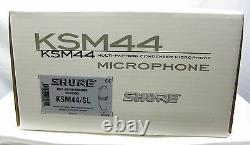 Shure Ksm44/sl Multi-pattern Condenser Microphone Nouveau, Open Box, Livraison Gratuite