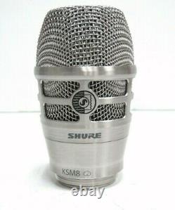 Shure Ksm8 Dualdyne Cardioid Dynamic Wireless Microphone Capsule, Nickel Rpw170