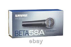 Shure Microphone Dynamique Beta58a-x Beta58ax Vocal Supercardioidprofessionnel