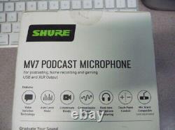 Shure Mv7 Podcast Microphone Nouveau Scellé