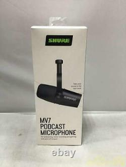 Shure Mv7-k-j Distribution De Microphone Dynamique Unidirectionnelle